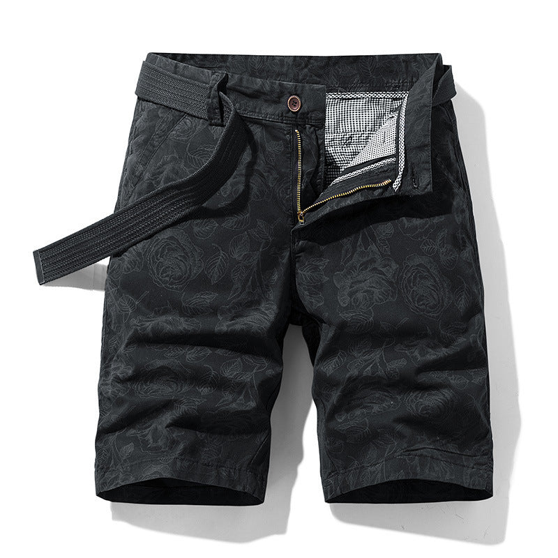 Zephyr | Shorts mit Blumenmuster und Seitentaschen