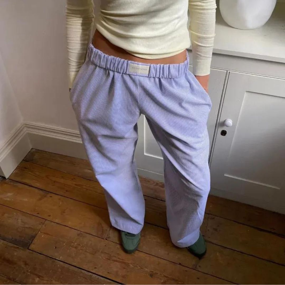 Zephyr | Elegante Hose mit weitem Bein und Spitzenstickerei