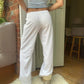 Zephyr | Elegante Hose mit weitem Bein und Spitzenstickerei