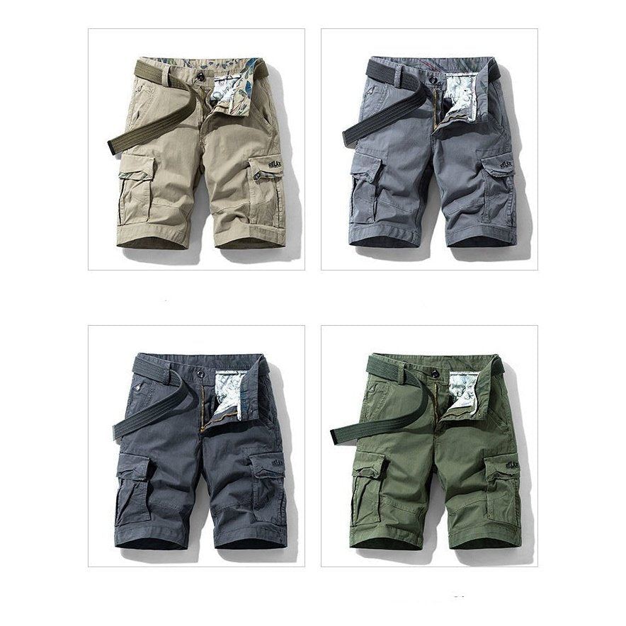 Zephyr | Cargo Shorts mit Seitentaschen aus Baumwolle