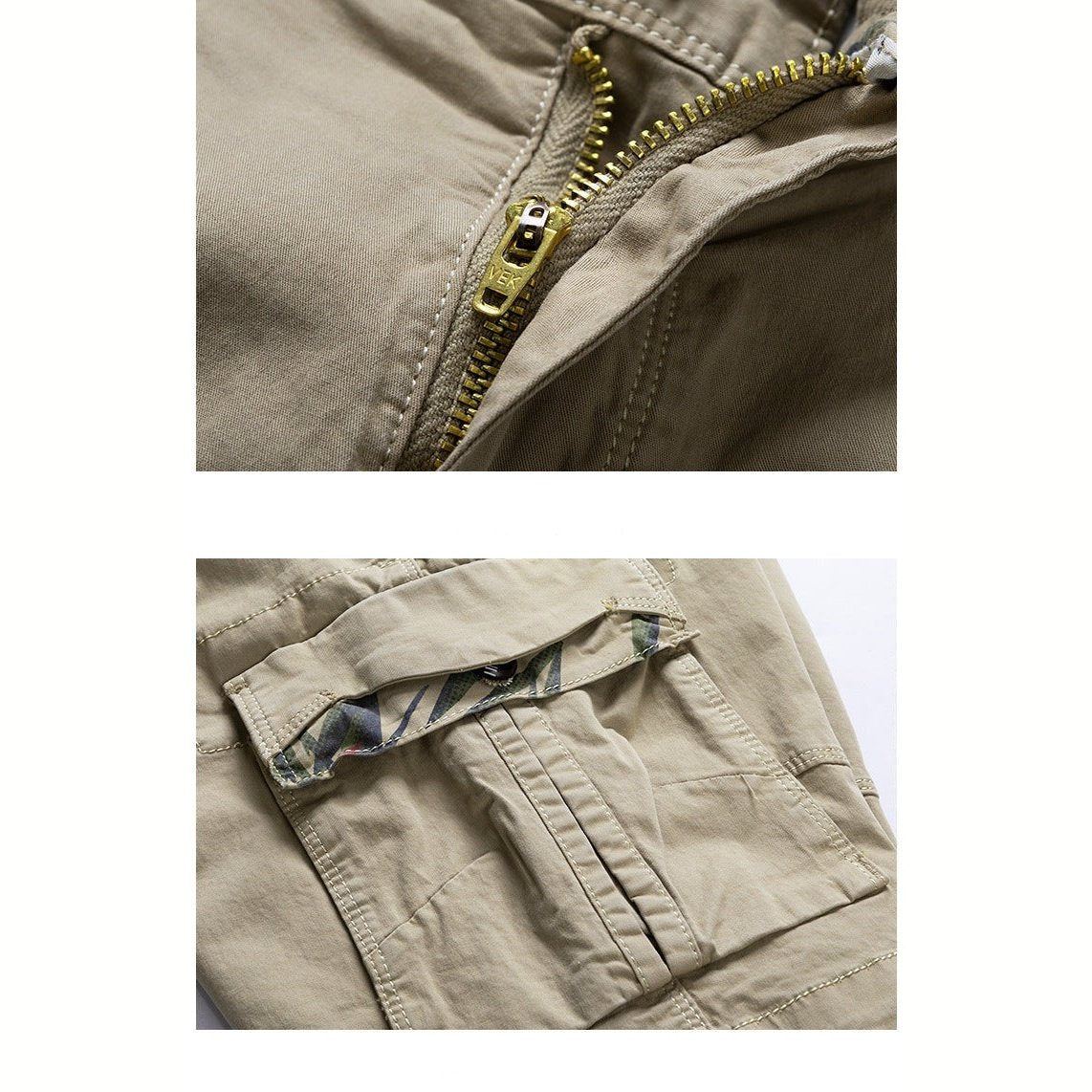 Zephyr | Cargo Shorts mit Seitentaschen aus Baumwolle