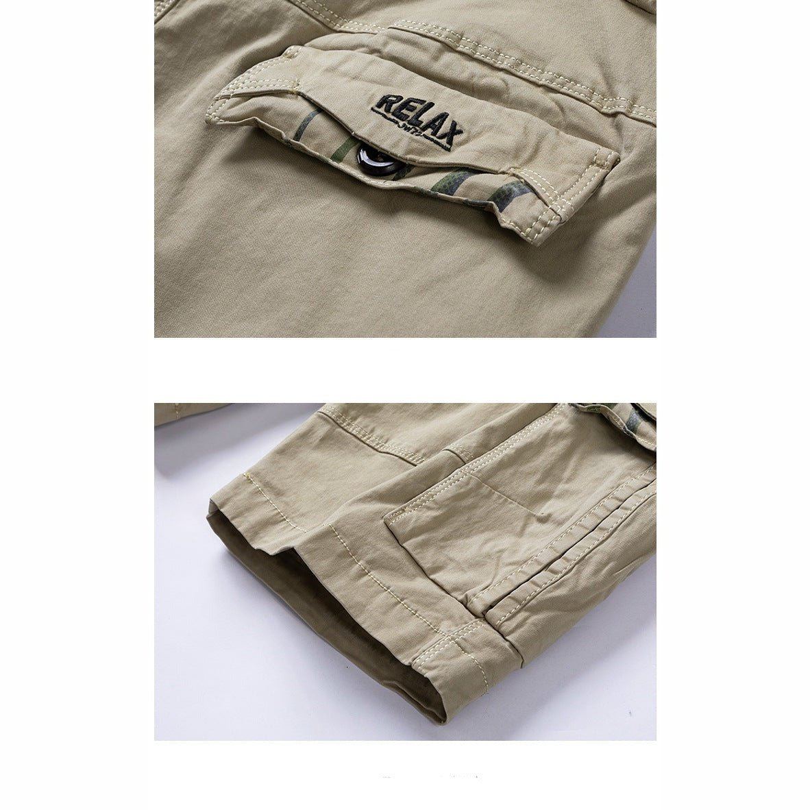 Zephyr | Cargo Shorts mit Seitentaschen aus Baumwolle