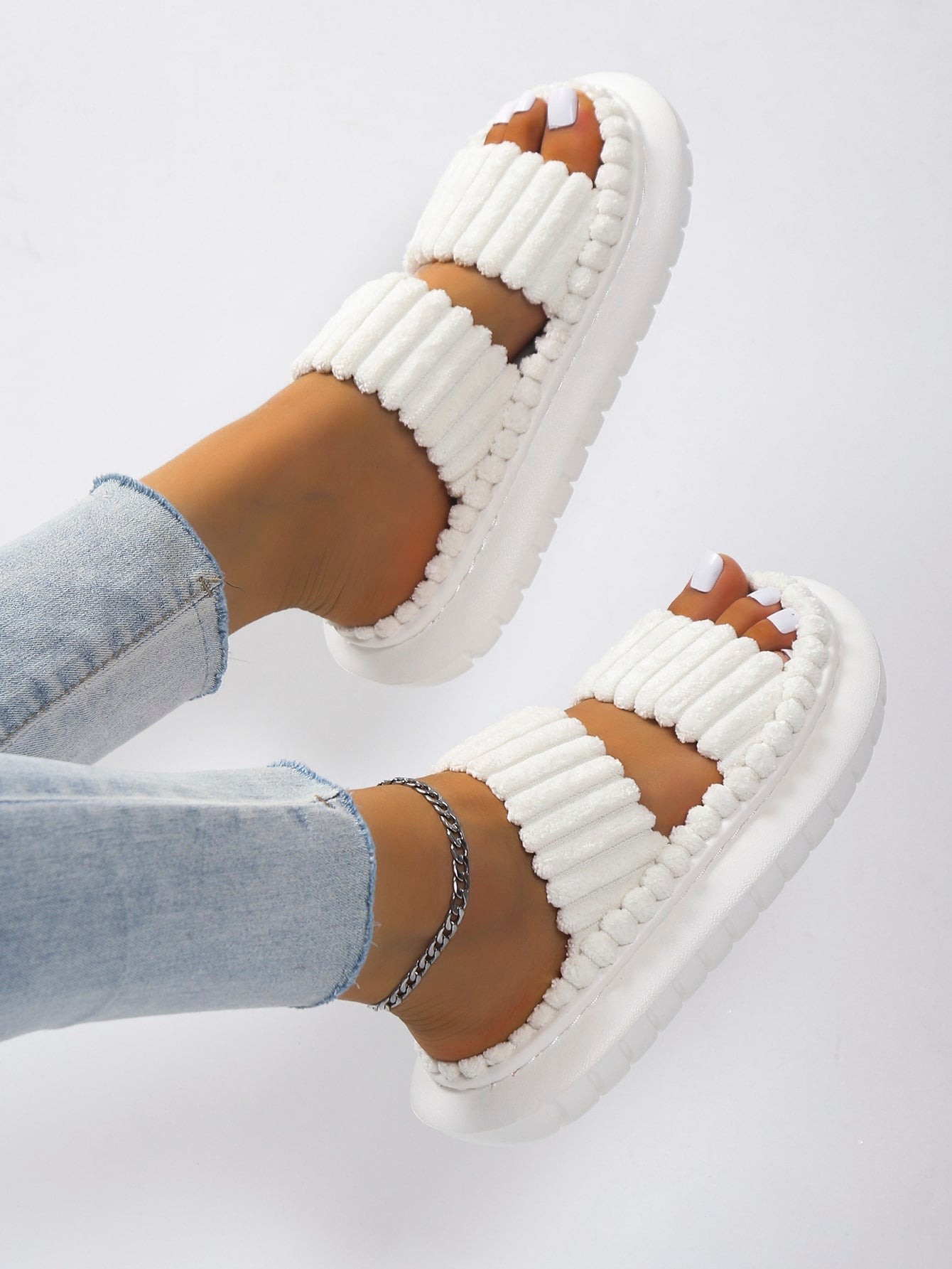 Zephyr | fuzzy Slipper Damen – bequeme Einstiegshauspantoffeln
