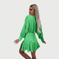 Zephyr | Minikleid mit langen Ärmeln und Rüschen-Saum