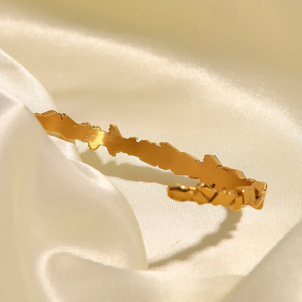 Zephyr | Elegante vergoldete Goldarmband mit Zirkonia