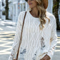 Zephyr Hohles Strick Sweatshirt