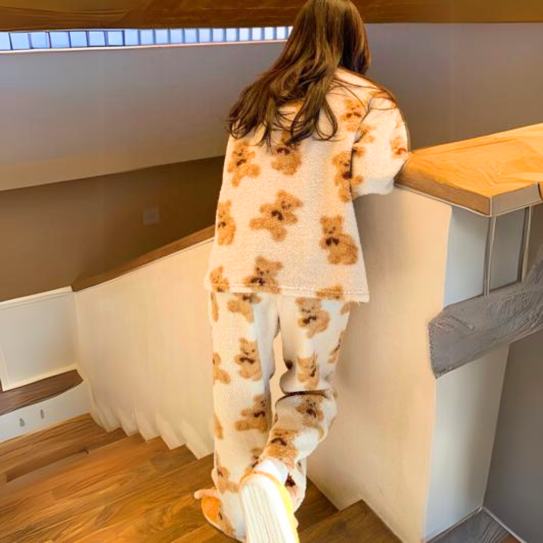 Zephyr | Pyjama-Anzug mit Bärenmuster Für Frauen
