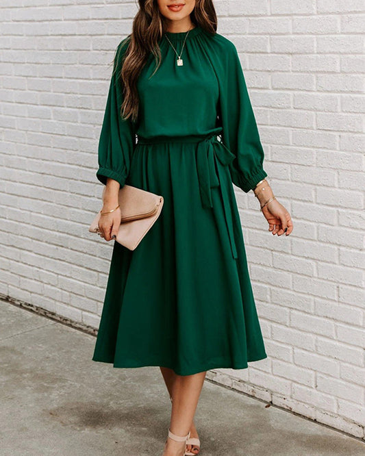 Zephyr | Midi Kleid mit Gürtel