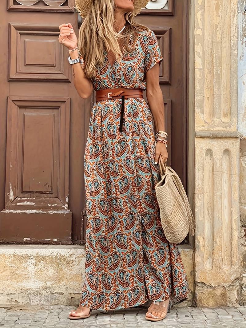 Zephyr| Blumiges Maxikleid für Frauen