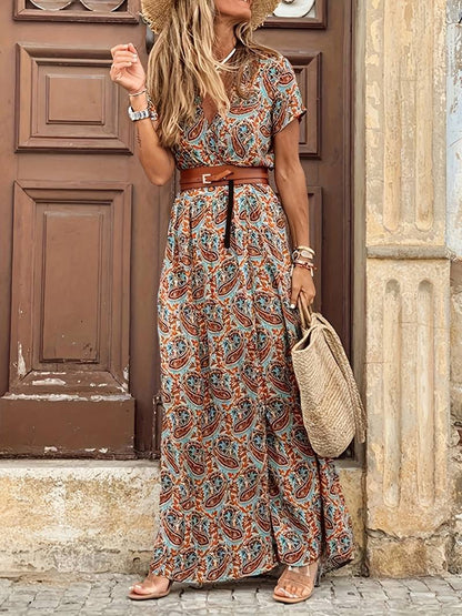 Zephyr| Blumiges Maxikleid für Frauen
