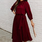 Zephyr | Midi Kleid mit Gürtel