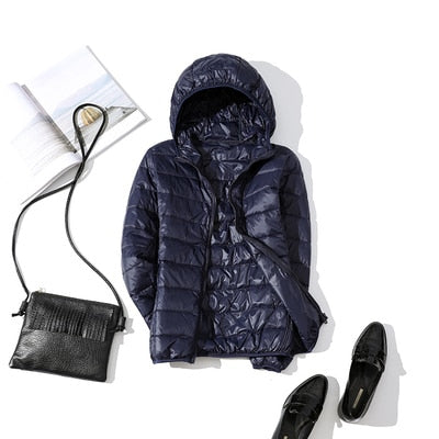 Zephyr - Leichte Daunenjacke mit Reißverschluss und Taschen