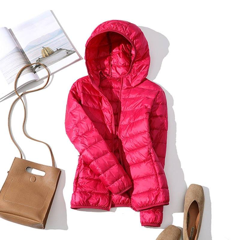 Zephyr - Leichte Daunenjacke mit Reißverschluss und Taschen