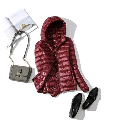 Zephyr - Leichte Daunenjacke mit Reißverschluss und Taschen