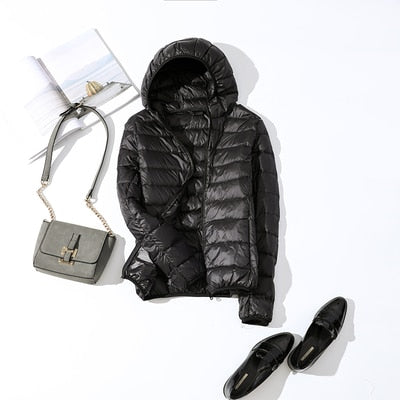 Zephyr - Leichte Daunenjacke mit Reißverschluss und Taschen