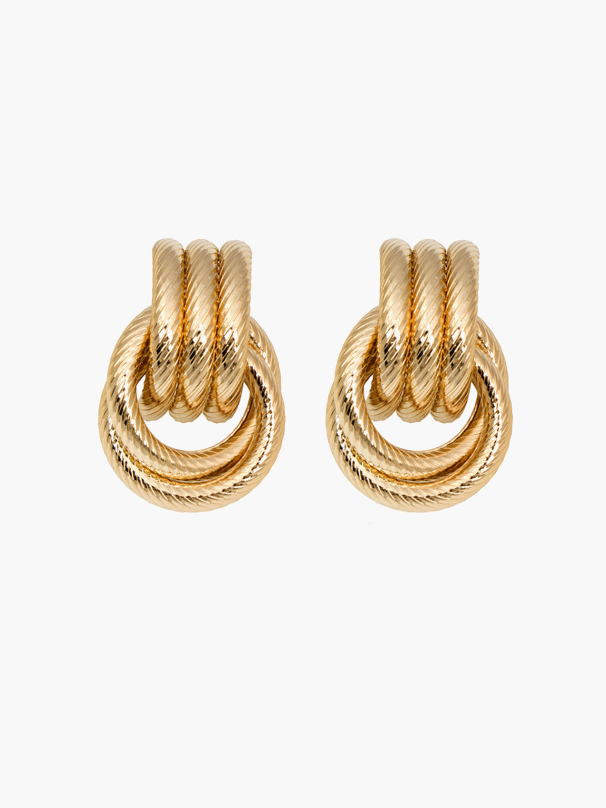 Zephyr | gedrehte Ohrstecker mit modernem Design Für Frauen
