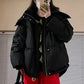 Zephyr Pufferjacke Winter mit Kapuze Dick und warm