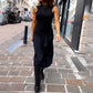 Zephyr | Midi-Kleid mit Stehkragen und Seitenschlitz