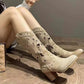 Zephyr | Western-Stiefeletten mit Ausschnitten und Nieten