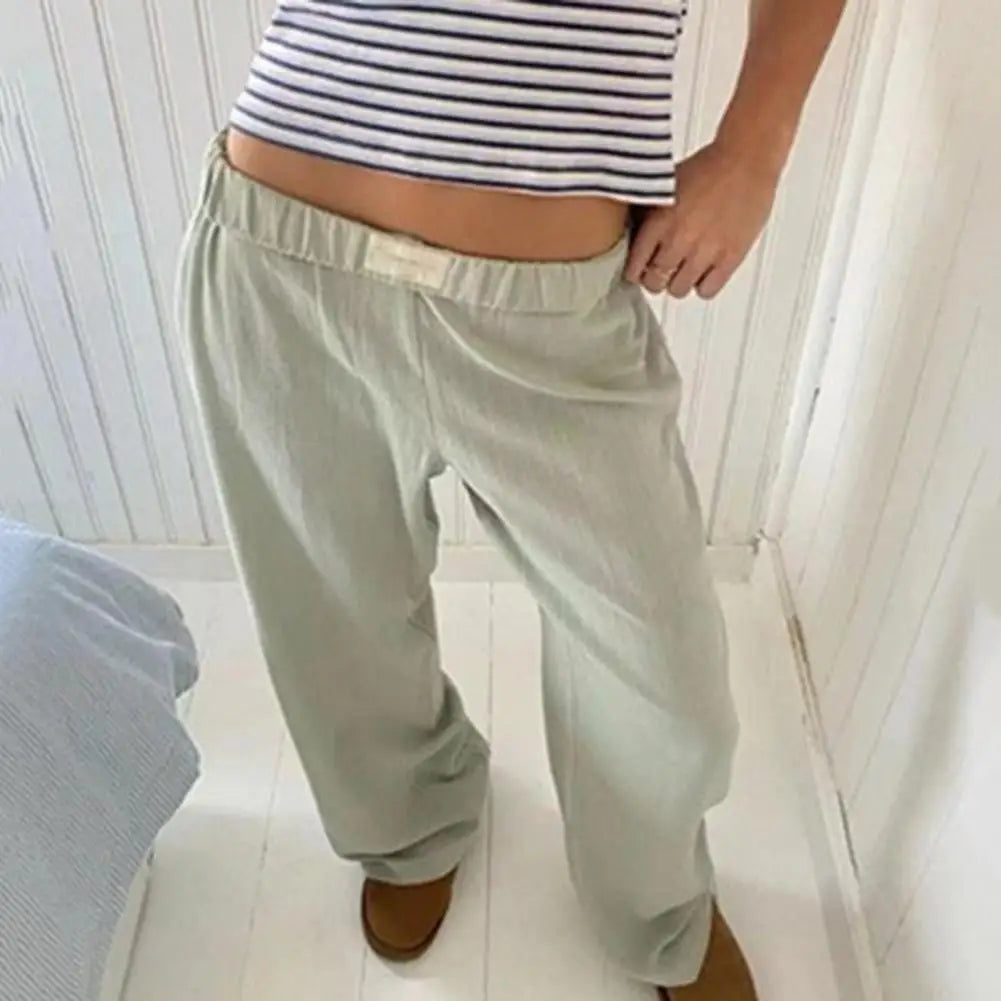 Zephyr | Elegante Hose mit weitem Bein und Spitzenstickerei