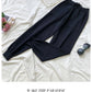 Zephyr Strick Leoparden Pullover Sweatshirts + Elastischen Taillen Hosen Sets