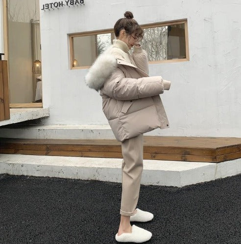 Zephyr | Damen Winterjacke Mit Kunstfellkapuze