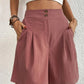 Zephyr | Hochtaillierte Leinenshorts für Damen