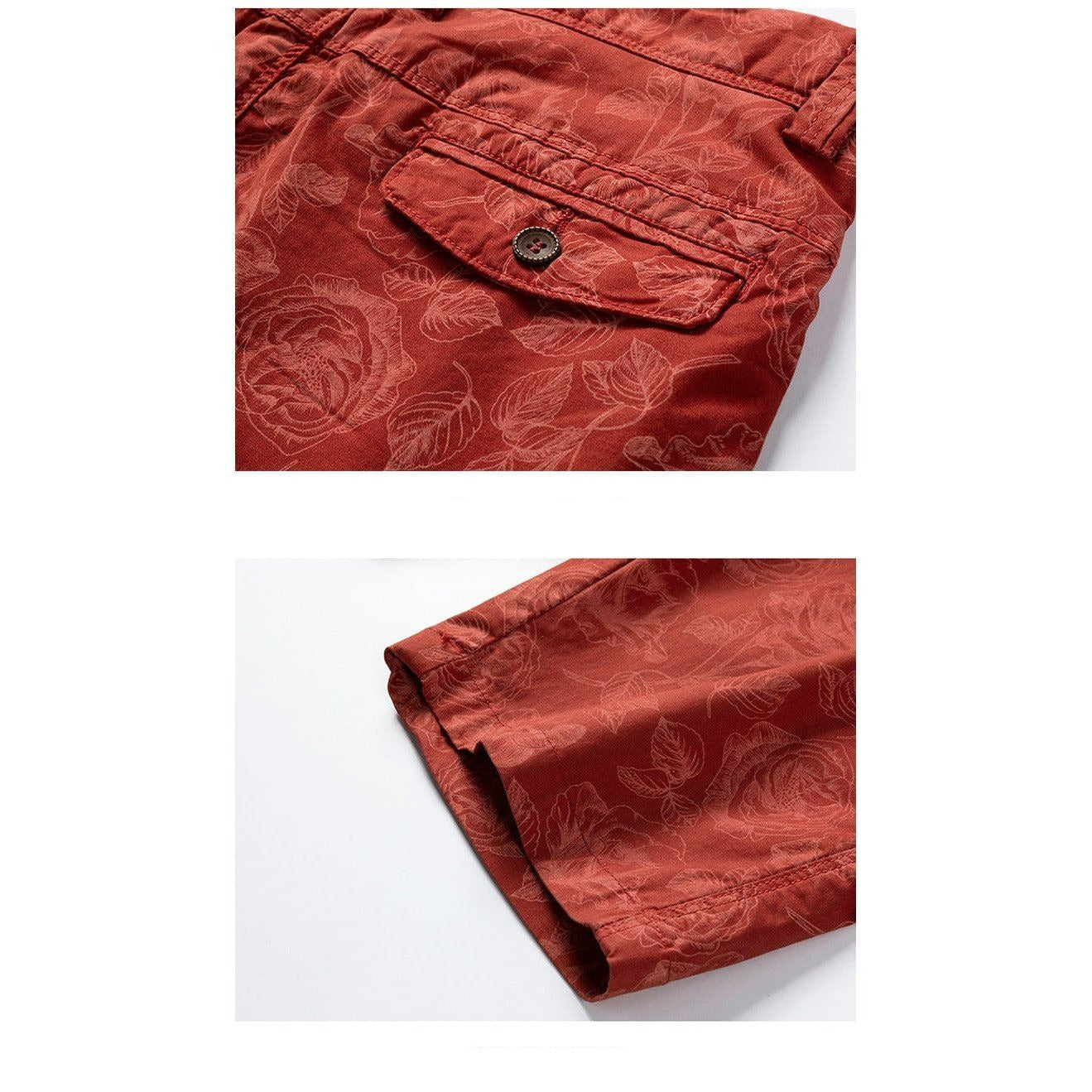 Zephyr | Shorts mit Blumenmuster und Seitentaschen