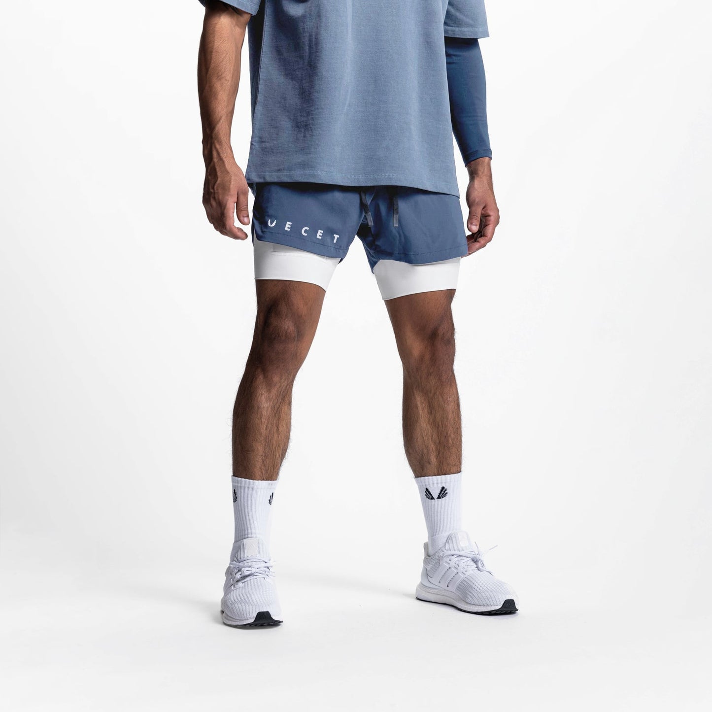 Zephyr | Doppellagige Shorts mit Tasche