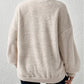 Zephyr Plüsch-Kängurutaschen-Stehkragen-Sweatshirt