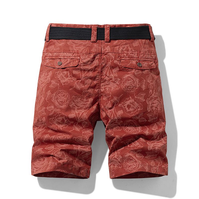 Zephyr | Shorts mit Blumenmuster und Seitentaschen