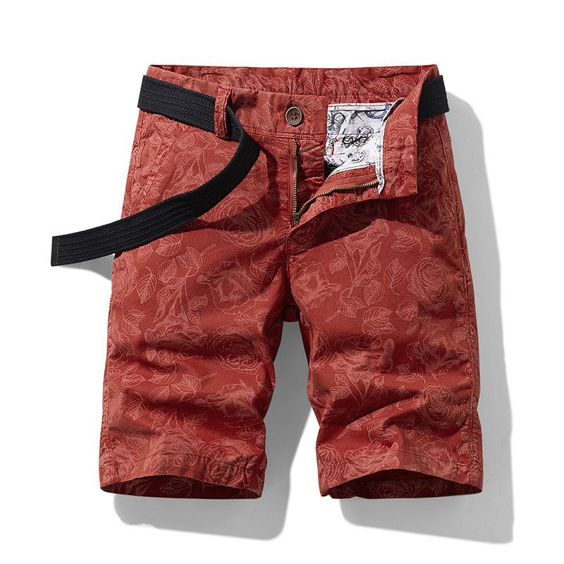 Zephyr | Shorts mit Blumenmuster und Seitentaschen