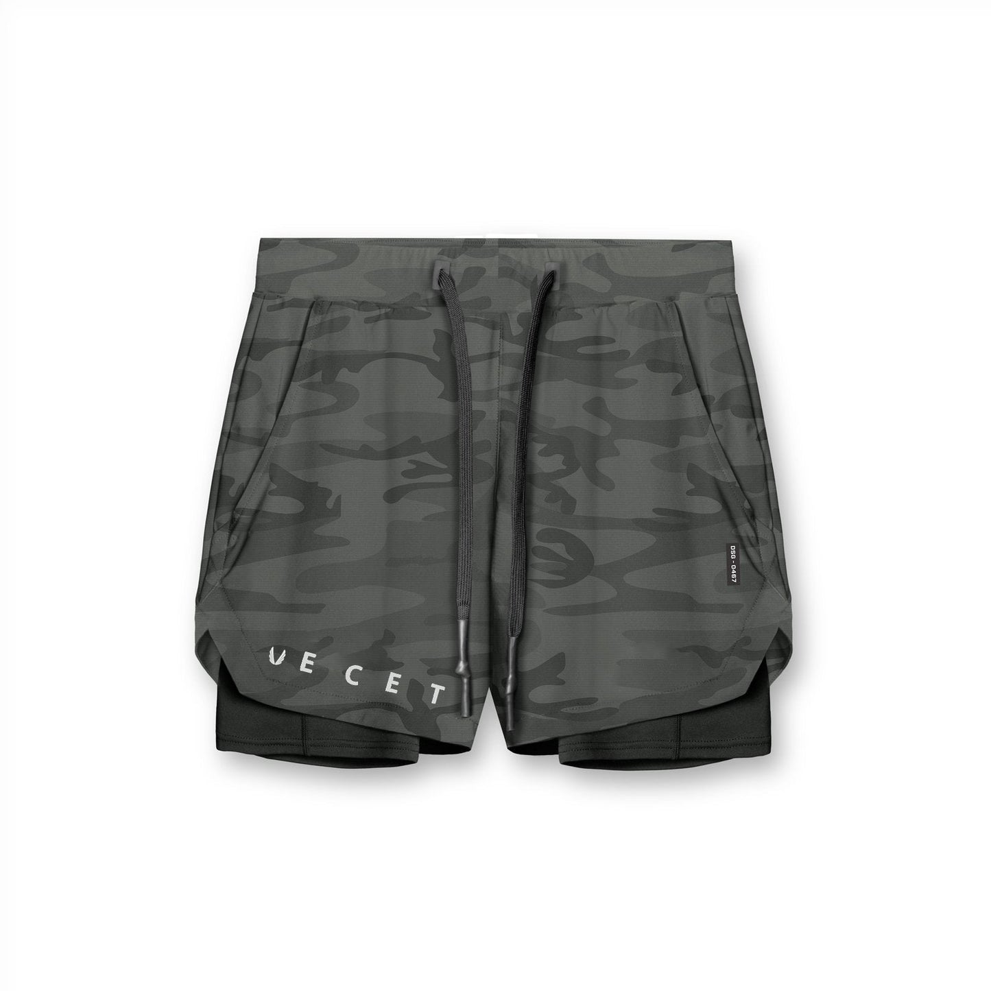 Zephyr | Doppellagige Shorts mit Tasche