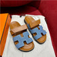 Zephyr| Verta - Bequeme Summersandalen im römischen Stil mit H-Form und Klettverschluss