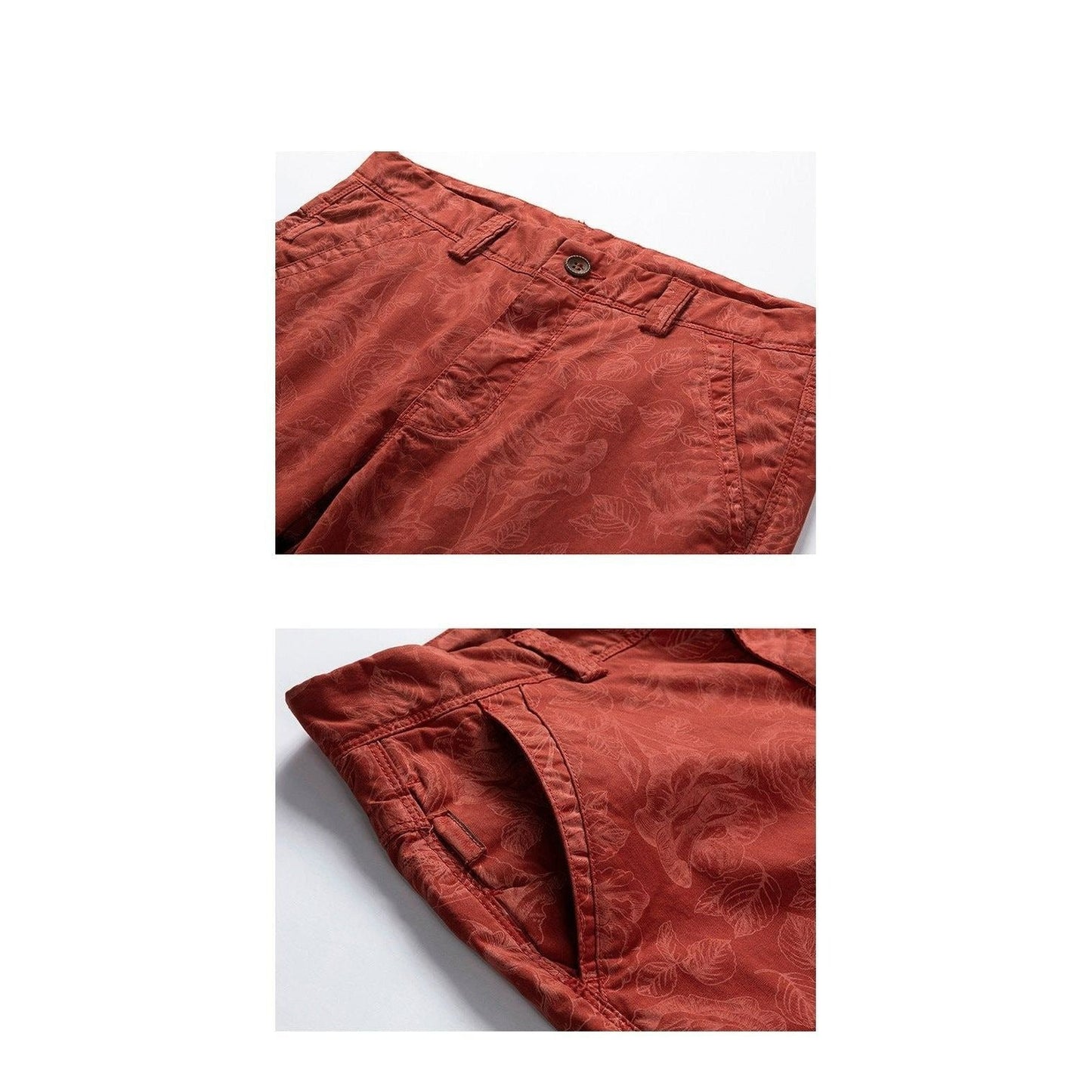 Zephyr | Shorts mit Blumenmuster und Seitentaschen