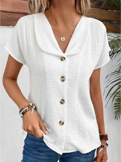 Zephyr | Pullover mit Kragen und Knopfdetails Für Frauen