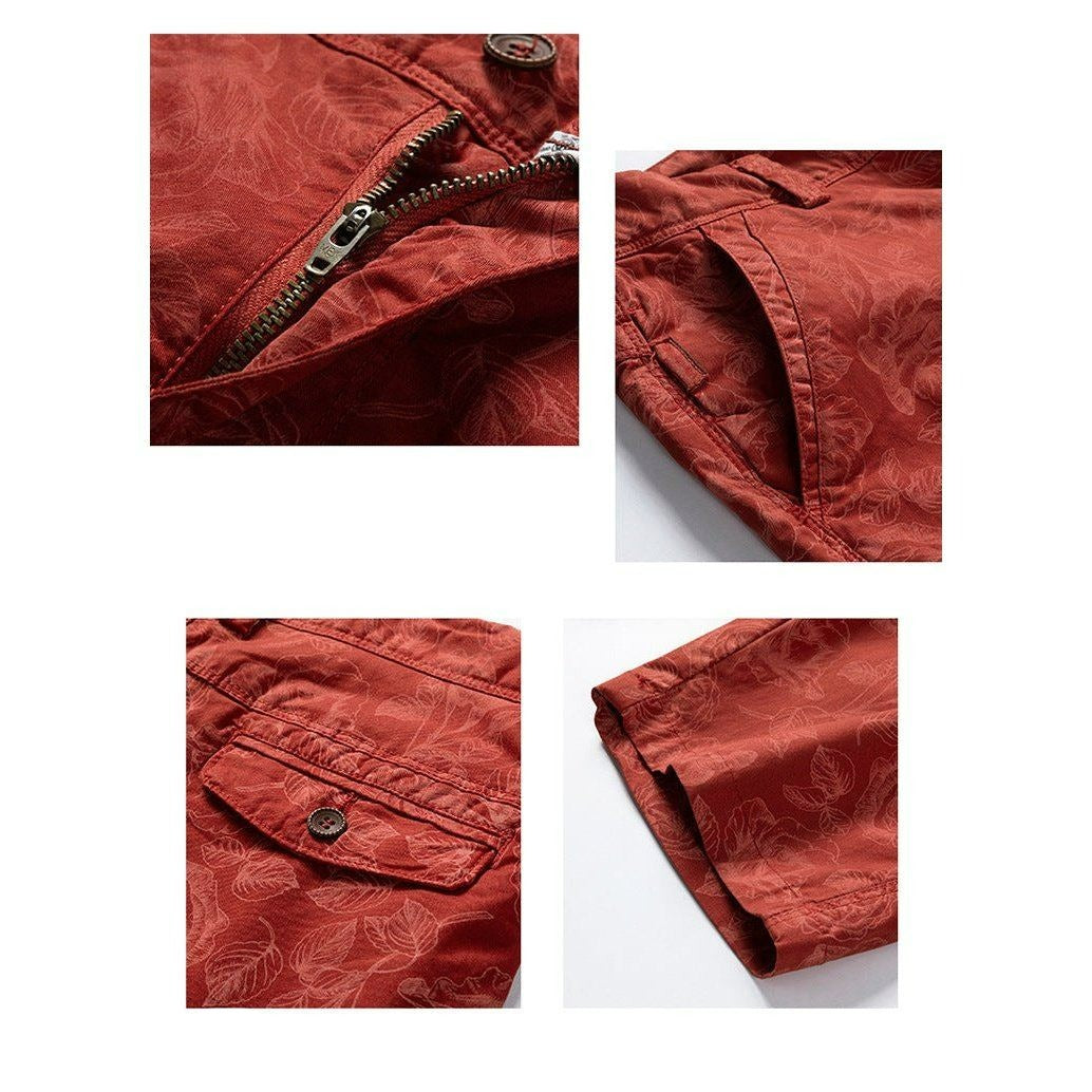 Zephyr | Shorts mit Blumenmuster und Seitentaschen