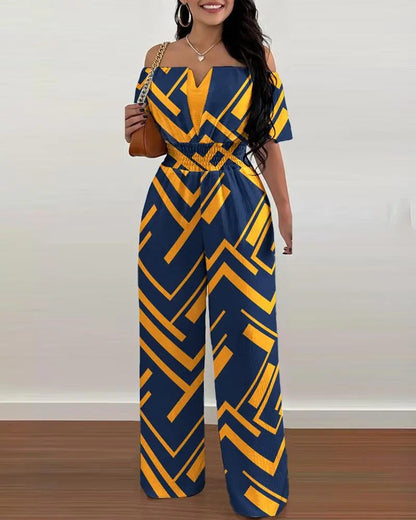 Zephyr | Schulterfreie Jumpsuit