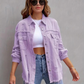 Zephyr Denim Jacke | Übergroße zerrissene Denimjacke für Frauen