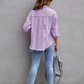 Zephyr Denim Jacke | Übergroße zerrissene Denimjacke für Frauen