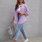 Zephyr Denim Jacke | Übergroße zerrissene Denimjacke für Frauen