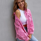 Zephyr Denim Jacke | Übergroße zerrissene Denimjacke für Frauen