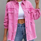 Zephyr Denim Jacke | Übergroße zerrissene Denimjacke für Frauen