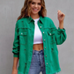 Zephyr Denim Jacke | Übergroße zerrissene Denimjacke für Frauen
