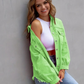 Zephyr Denim Jacke | Übergroße zerrissene Denimjacke für Frauen