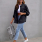 Zephyr Denim Jacke | Übergroße zerrissene Denimjacke für Frauen