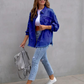 Zephyr Denim Jacke | Übergroße zerrissene Denimjacke für Frauen