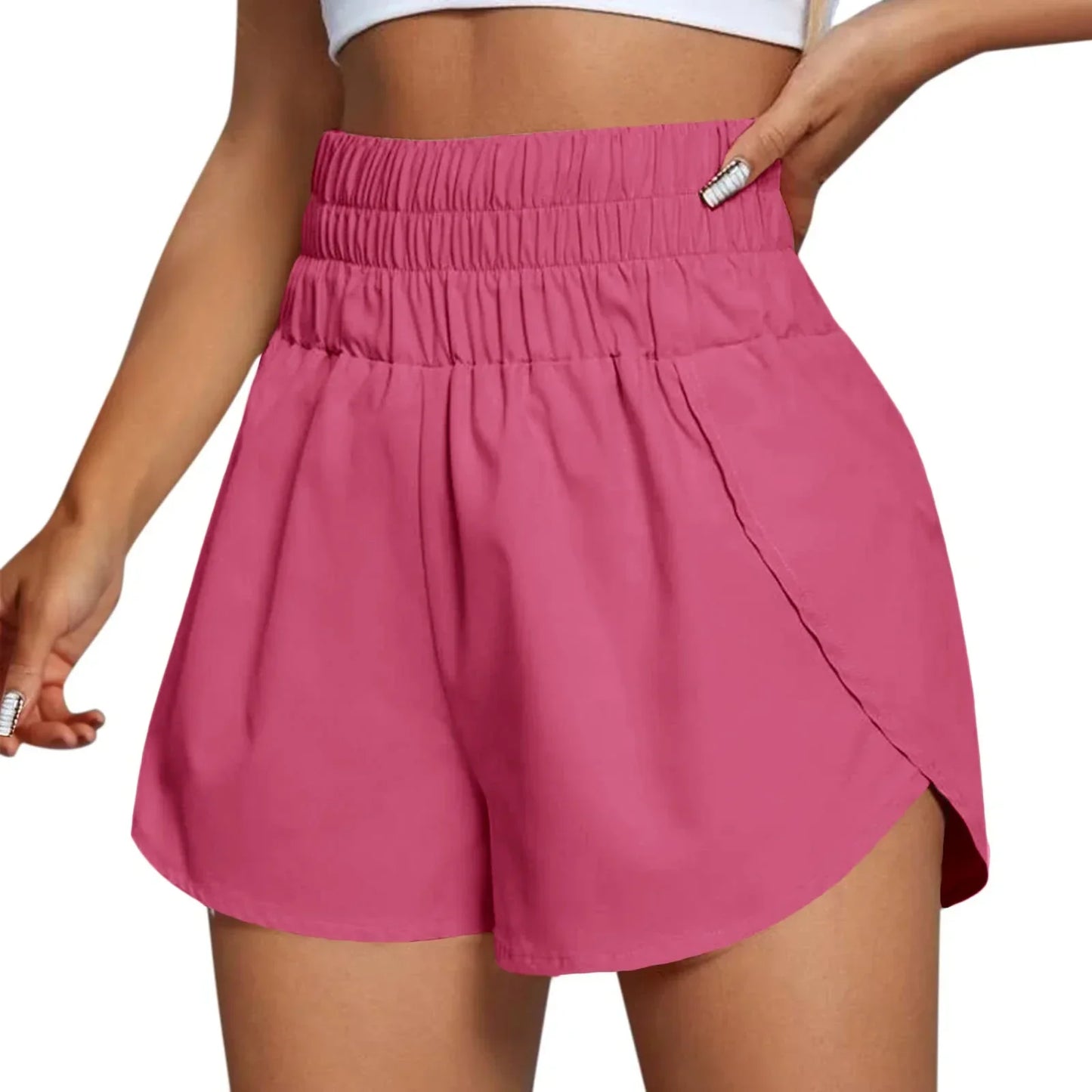 Zephyr | sportliche Shorts mit hoher Taille