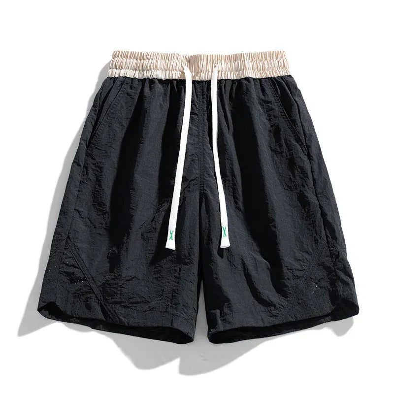 Zephyr | Lässige Shorts mit Kordelzug und belüftetem Saum
