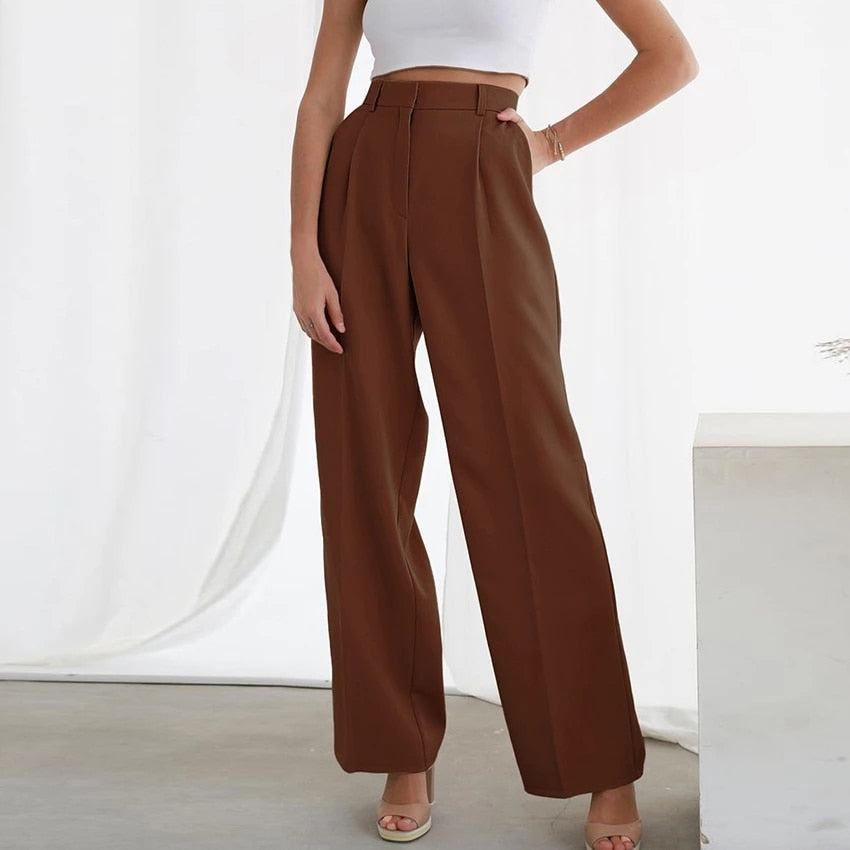Zephyr | Elegante High Waist Hose Mit Weitem